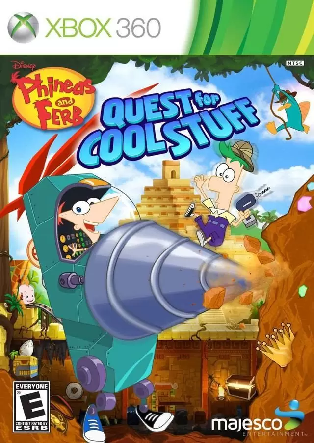 Jeux XBOX 360 - Phineas and Ferb: Quest for Cool Stuff