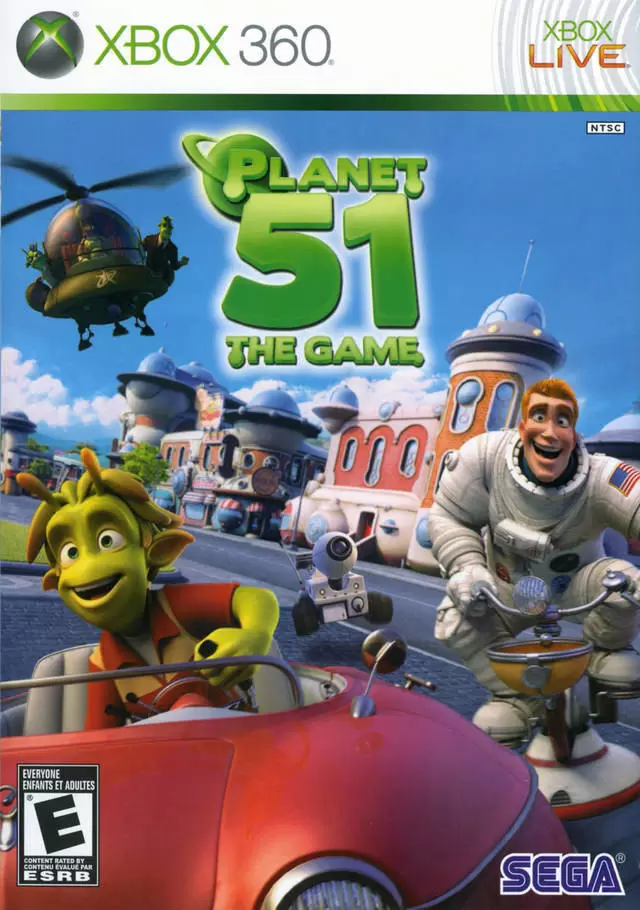 Jeux XBOX 360 - Planet 51