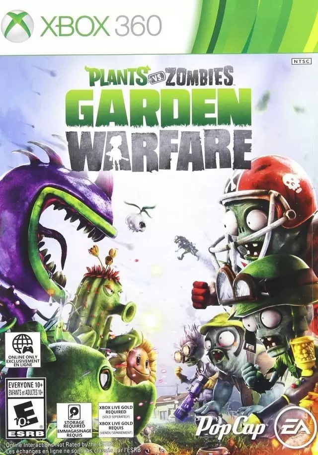 XBOX 360 Games - Plants vs Zombies: Garden Warfare