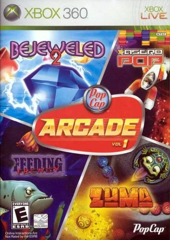 Jeux XBOX 360 - PopCap Arcade Vol 1