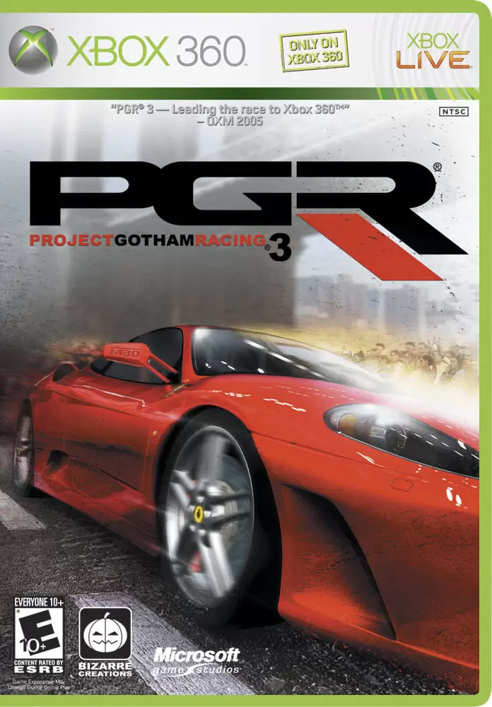 XBOX 360 Games - Project Gotham Racing 3