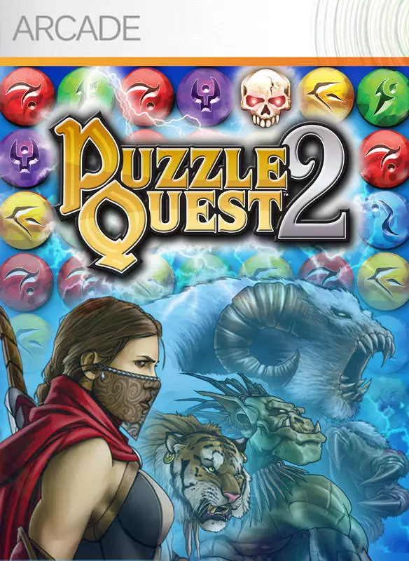 Jeux XBOX 360 - Puzzle Quest 2