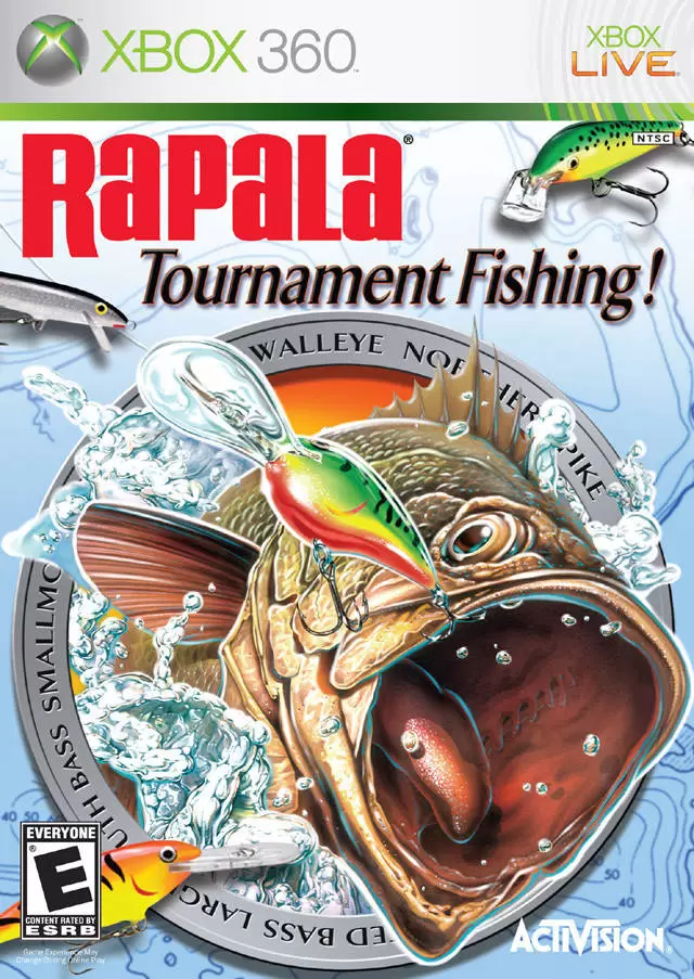 Jeux XBOX 360 - Rapala Tournament Fishing!