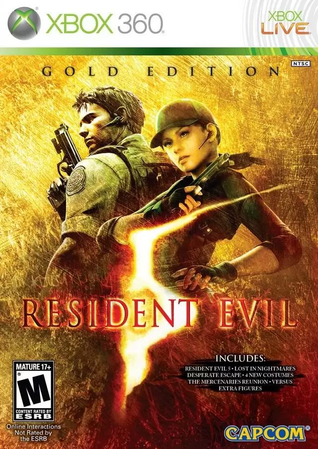 Jeux XBOX 360 - Resident Evil 5: Gold Edition