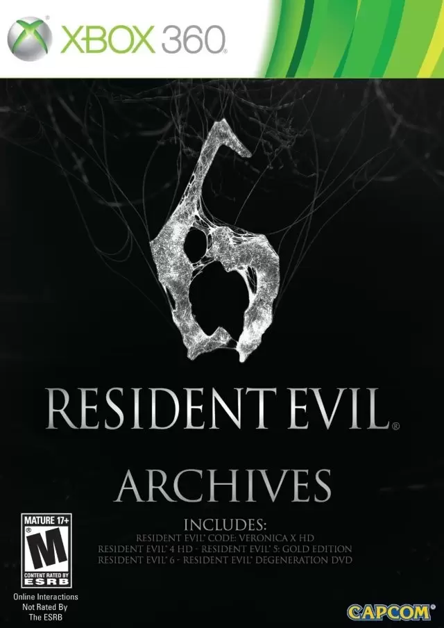 Jeux XBOX 360 - Resident Evil 6 Archives