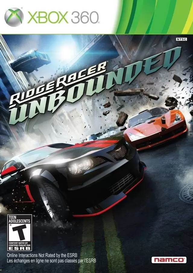 Jeux XBOX 360 - Ridge Racer Unbounded