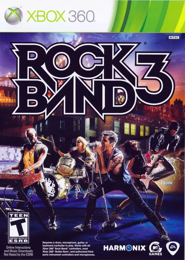 Jeux XBOX 360 - Rock Band 3