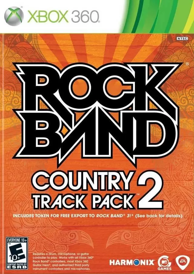 XBOX 360 Games - Rock Band Country Track Pack 2