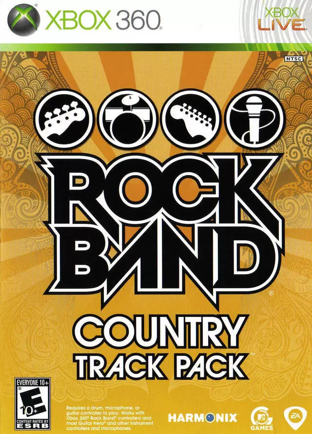 XBOX 360 Games - Rock Band Country Track Pack