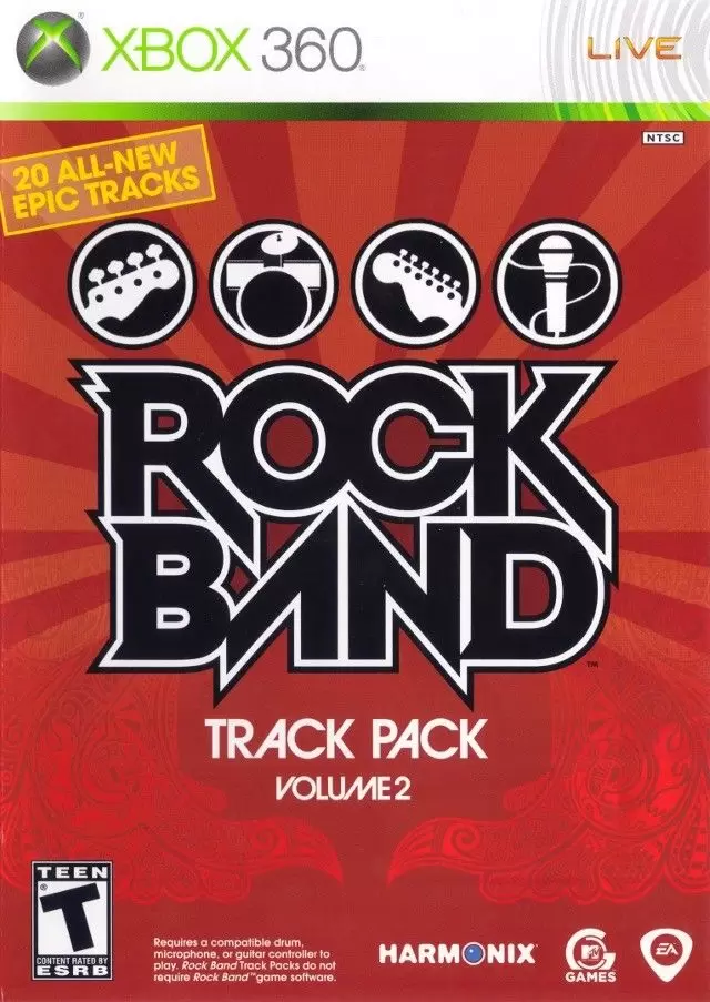 XBOX 360 Games - Rock Band Track Pack Volume 2