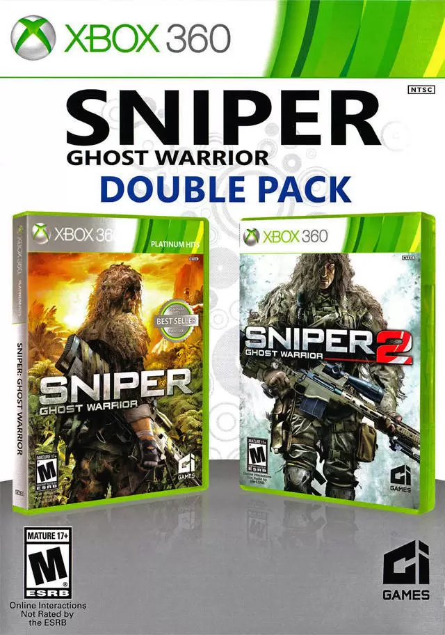 Jeux XBOX 360 - Sniper: Ghost Warrior - Double Pack