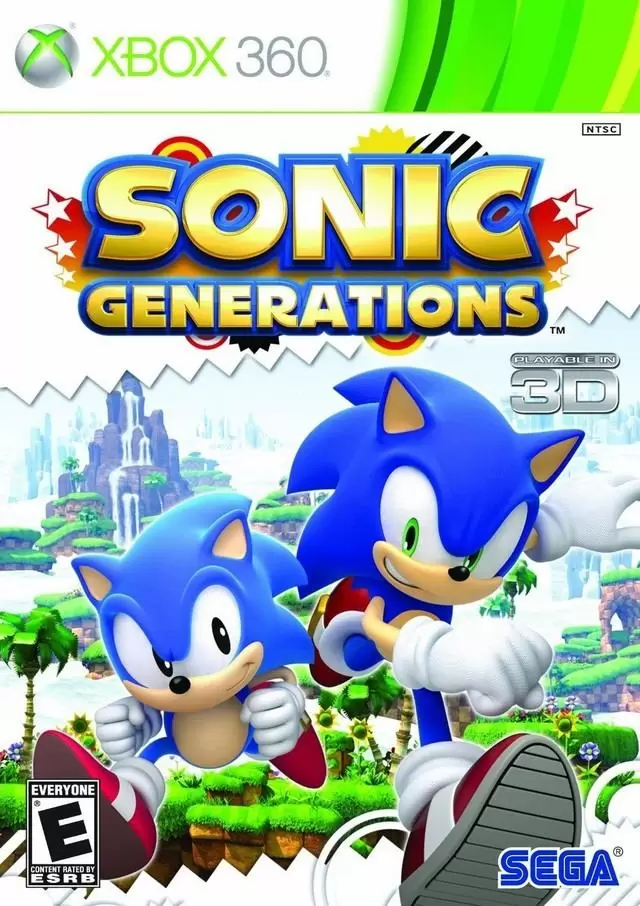 Jeux XBOX 360 - Sonic Generations