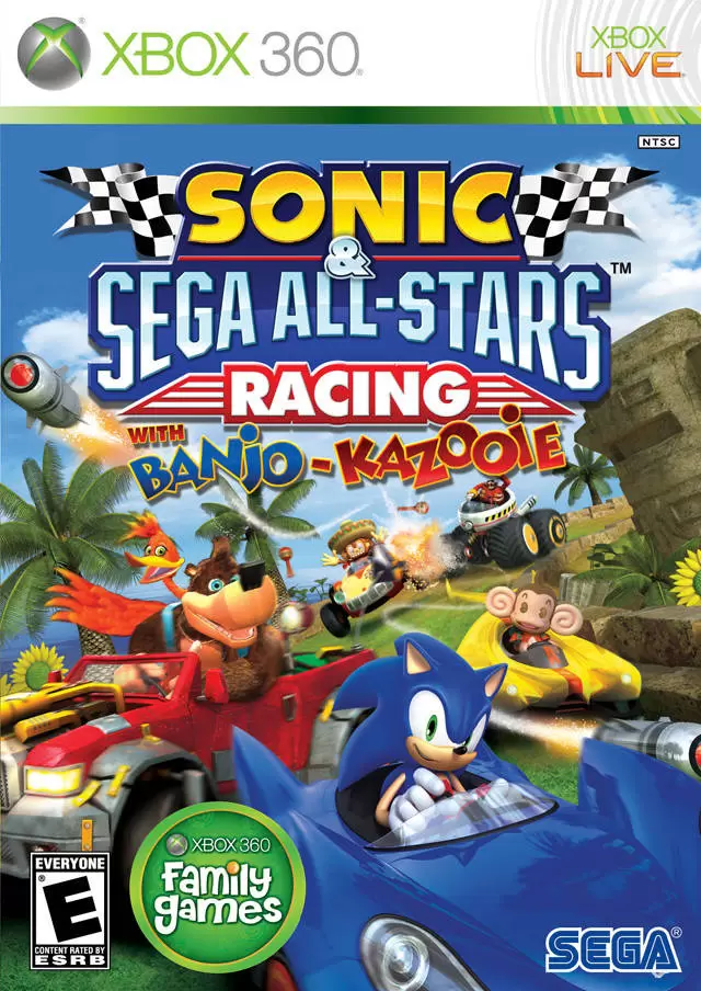 Jeux XBOX 360 - Sonic & Sega All-Stars Racing with Banjo-Kazooie