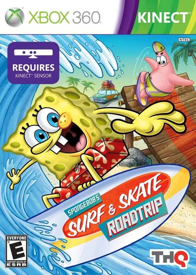 Jeux XBOX 360 - SpongeBob\'s Surf & Skate Roadtrip