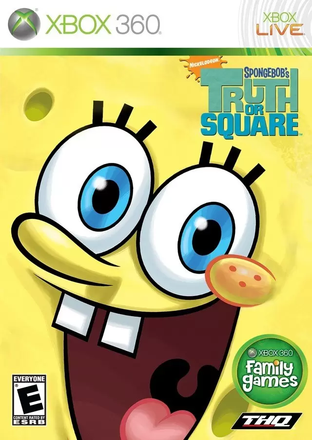 Jeux XBOX 360 - SpongeBob\'s Truth or Square