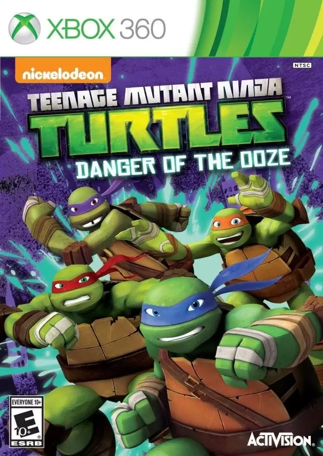 Jeux XBOX 360 - Teenage Mutant Ninja Turtles: Danger of the Ooze