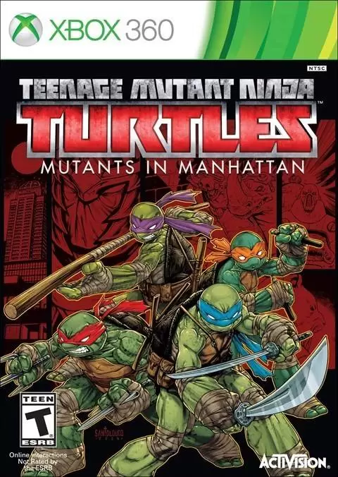 Jeux XBOX 360 - Teenage Mutant Ninja Turtles: Mutants in Manhattan