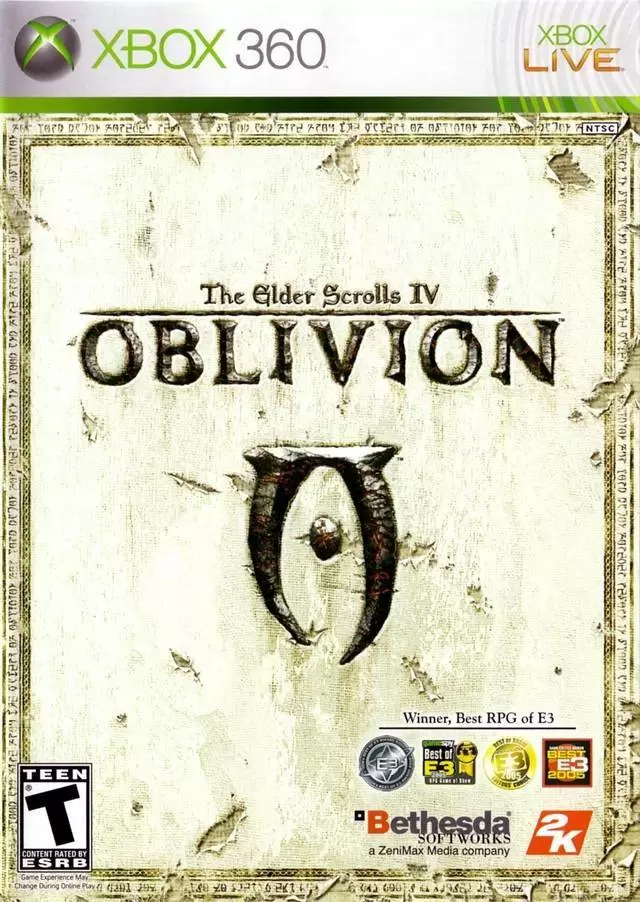 XBOX 360 Games - The Elder Scrolls IV: Oblivion