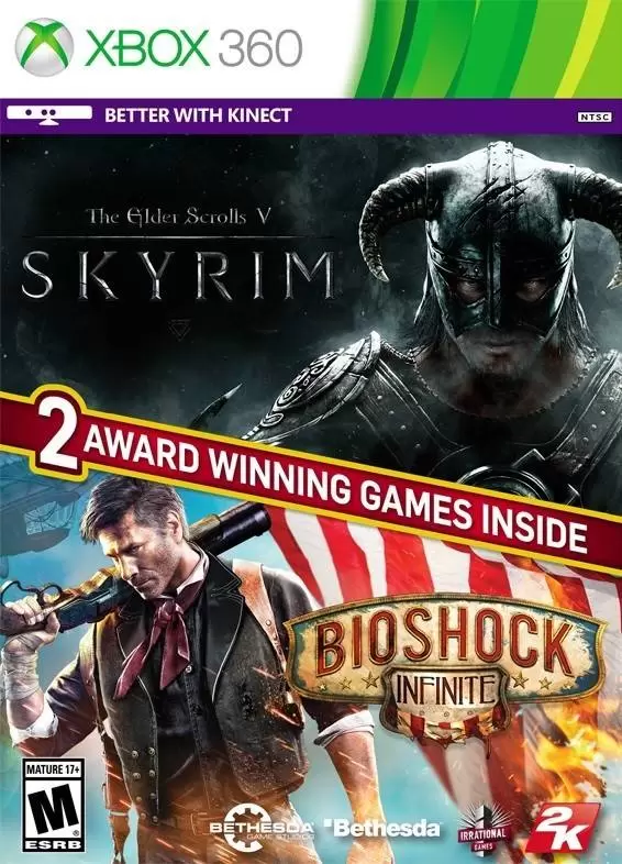 XBOX 360 Games - The Elder Scrolls V: Skyrim / BioShock Infinite