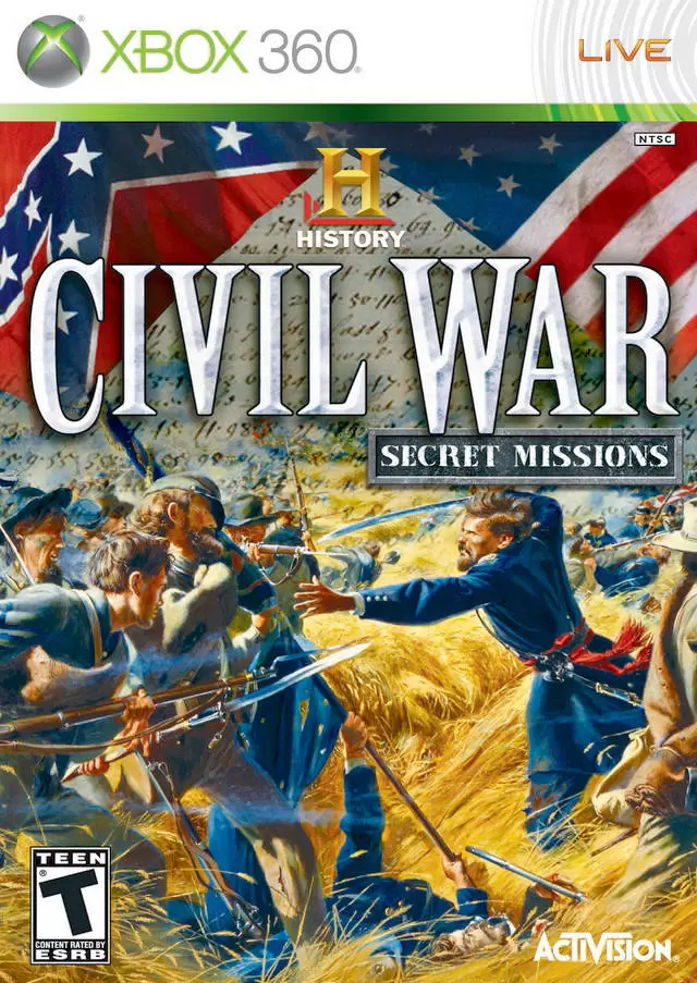 Jeux XBOX 360 - The History Channel: Civil War - Secret Missions
