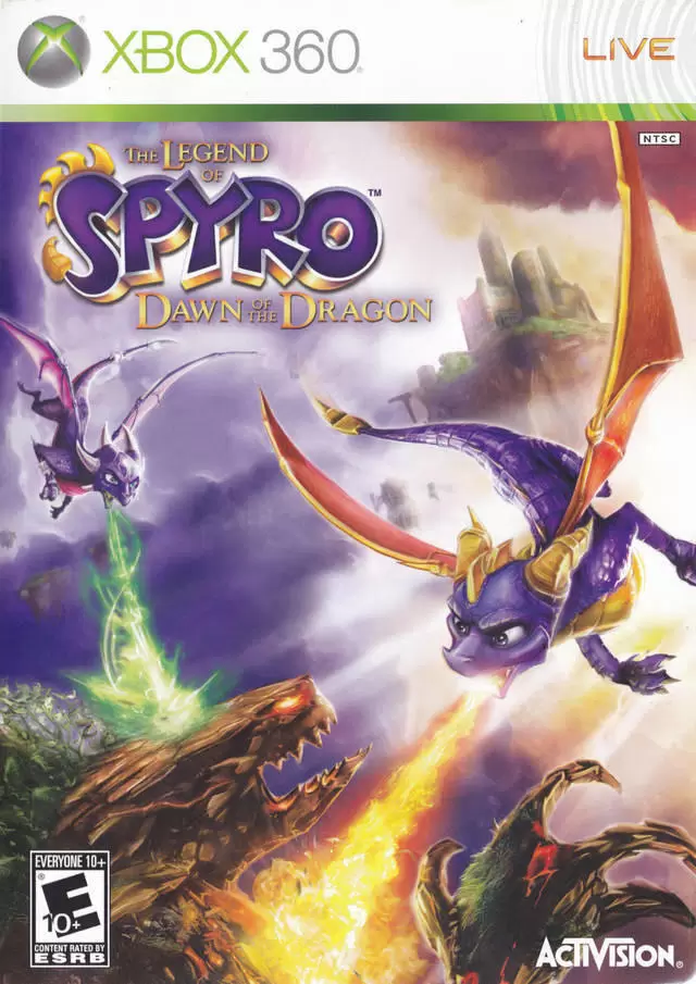 Jeux XBOX 360 - The Legend of Spyro: Dawn of the Dragon