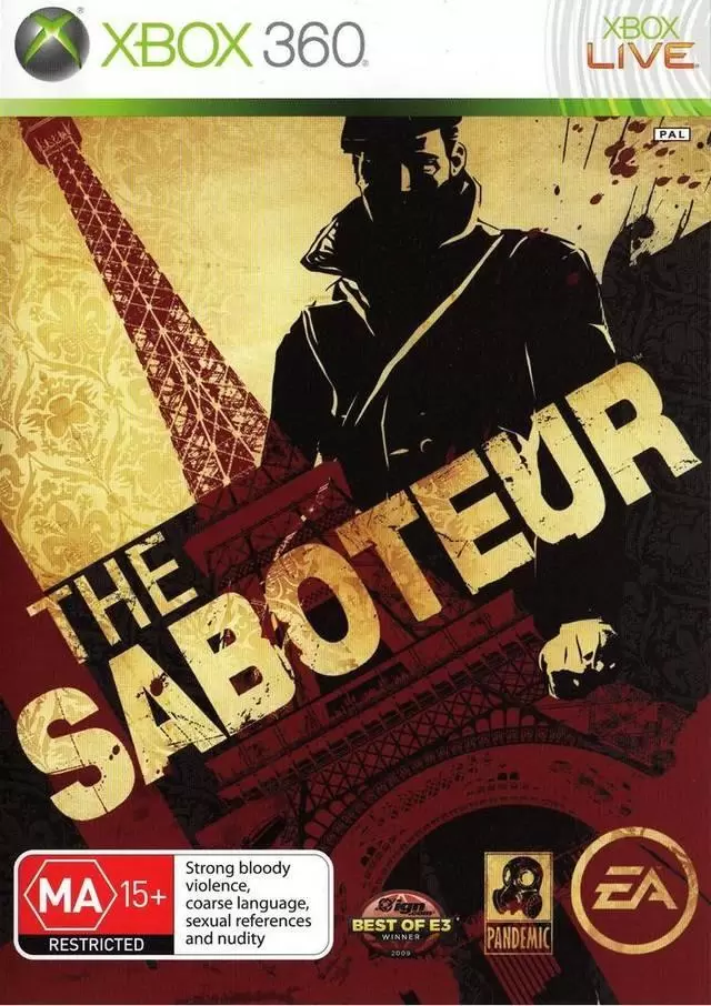 XBOX 360 Games - The Saboteur