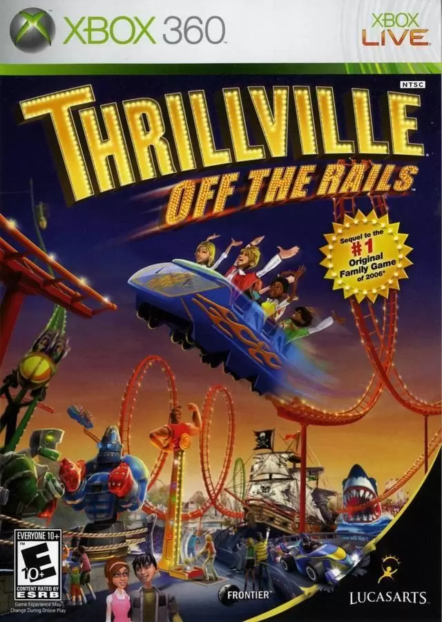 Jeux XBOX 360 - Thrillville: Off the Rails