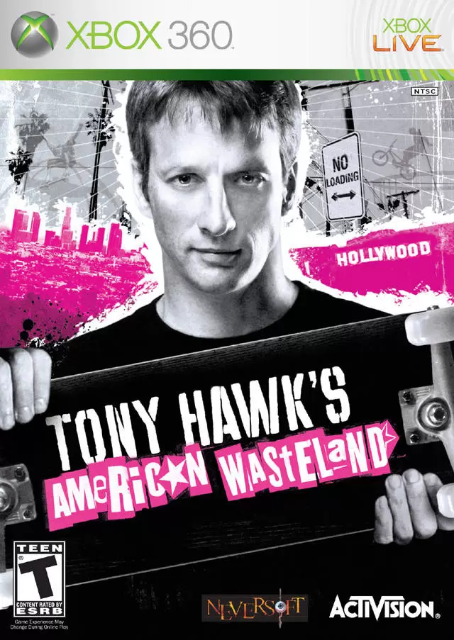 Jeux XBOX 360 - Tony Hawk\'s American Wasteland