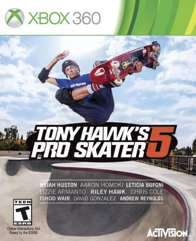 Jeux XBOX 360 - Tony Hawk\'s Pro Skater 5