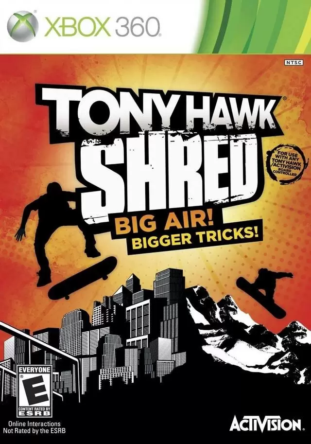 Jeux XBOX 360 - Tony Hawk: Shred