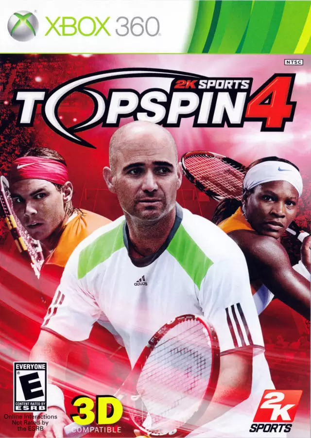 Jeux XBOX 360 - Top Spin 4