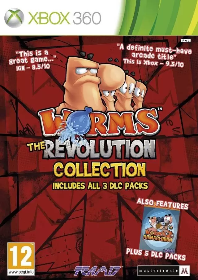 Jeux XBOX 360 - Worms: The Revolution Collection