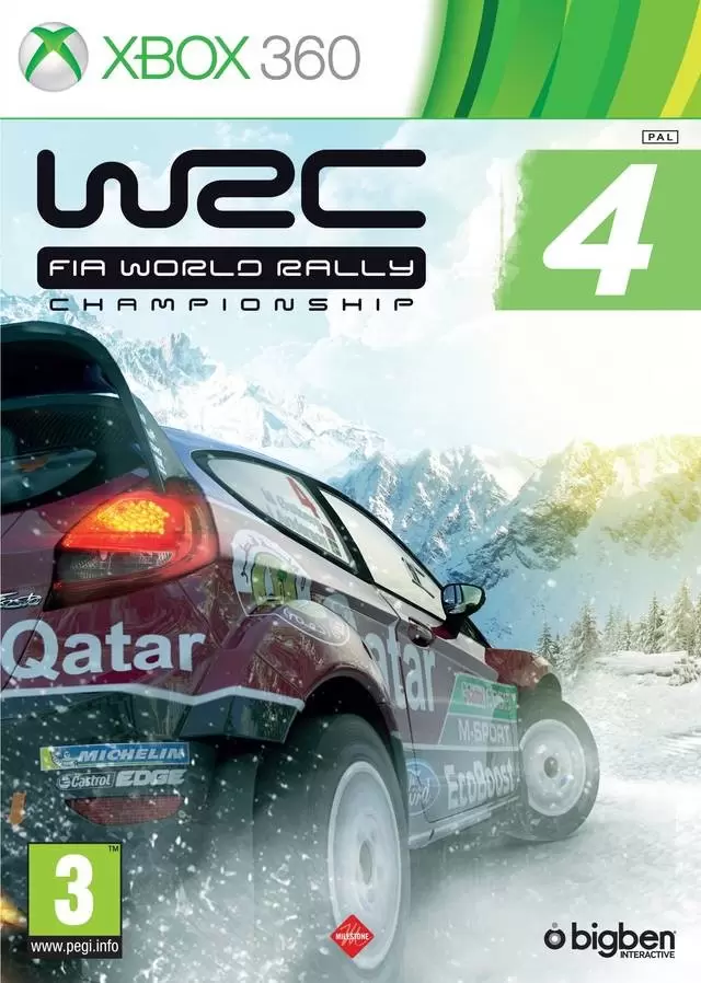 Jeux XBOX 360 - WRC 4: FIA World Rally Championship