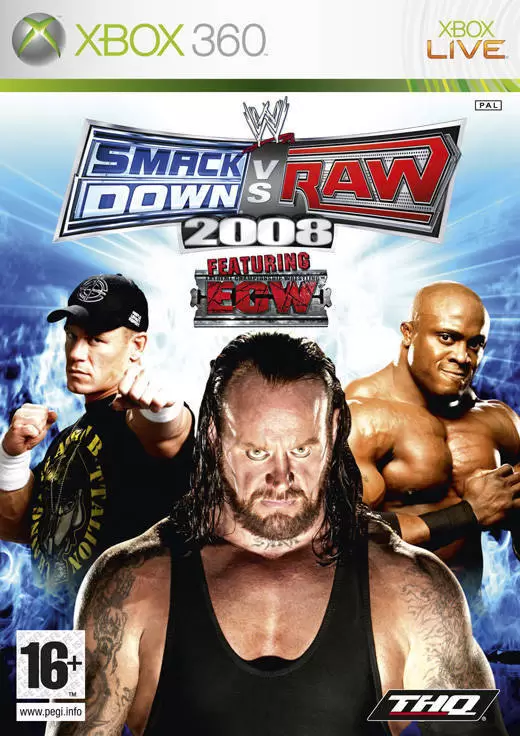 XBOX 360 Games - WWE SmackDown vs. Raw 2008