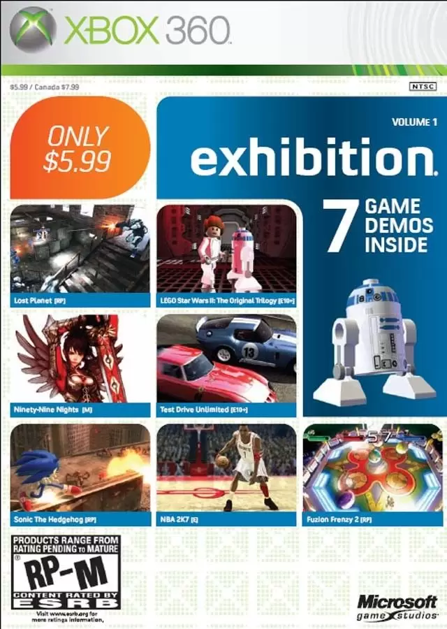 Jeux XBOX 360 - Xbox 360 Exhibition Vol. 1