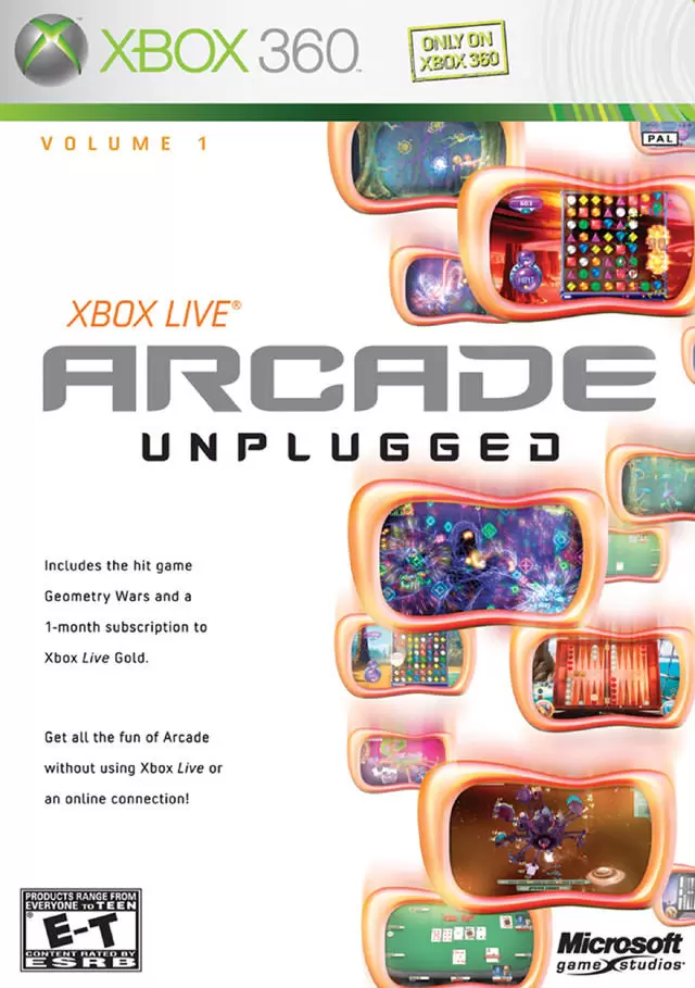 XBOX 360 Games - Xbox Live Arcade Unplugged Volume 1