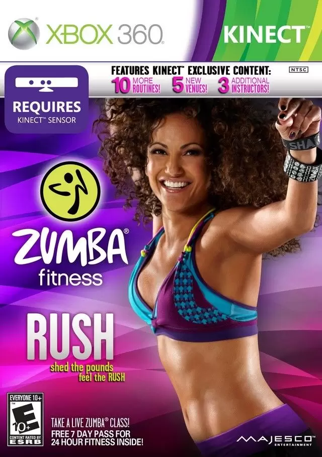 Jeux XBOX 360 - Zumba Fitness Rush