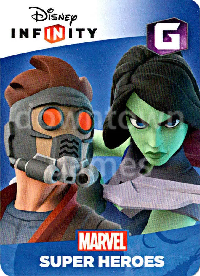 Disney Infinity 2.0 cards - Guardians of the Galaxy Adventure Pack