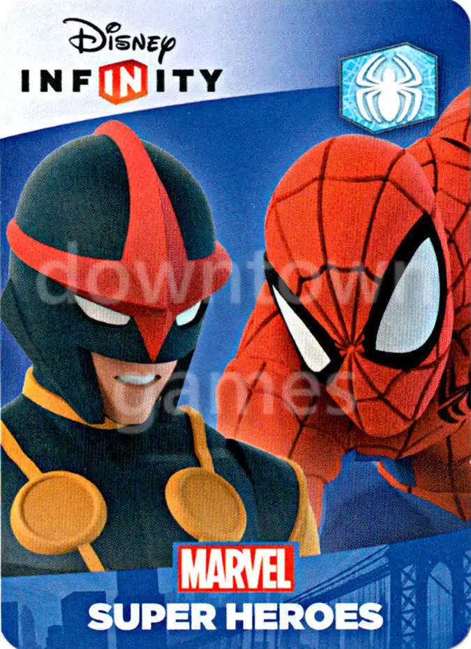 Disney Infinity 2.0 cards - Ultimate Spider-Man Aventure Pack