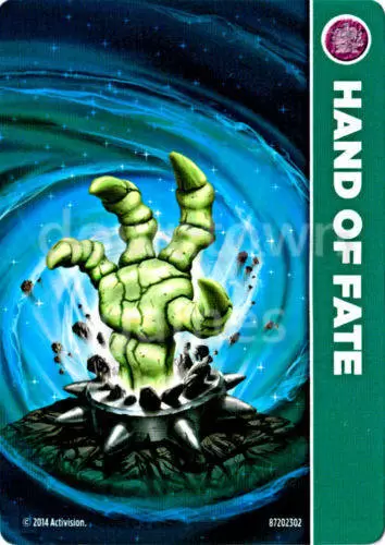 Skylanders Trap Team Cards - Hand of Fate