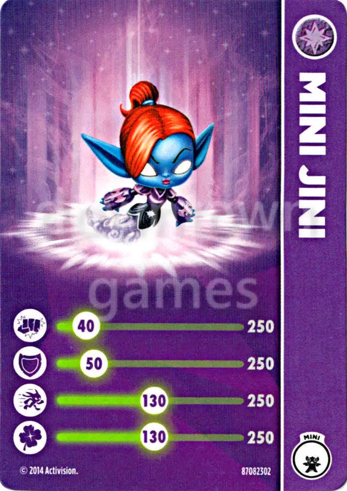 Skylanders Trap Team Cards - Mini Jini