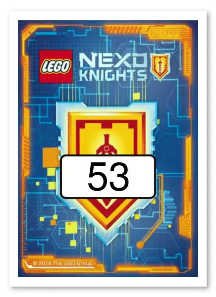 Cartes LEGO Nexo Knights - Carte n°53