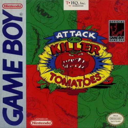 Jeux Game Boy - Attack of the Killer Tomatoes