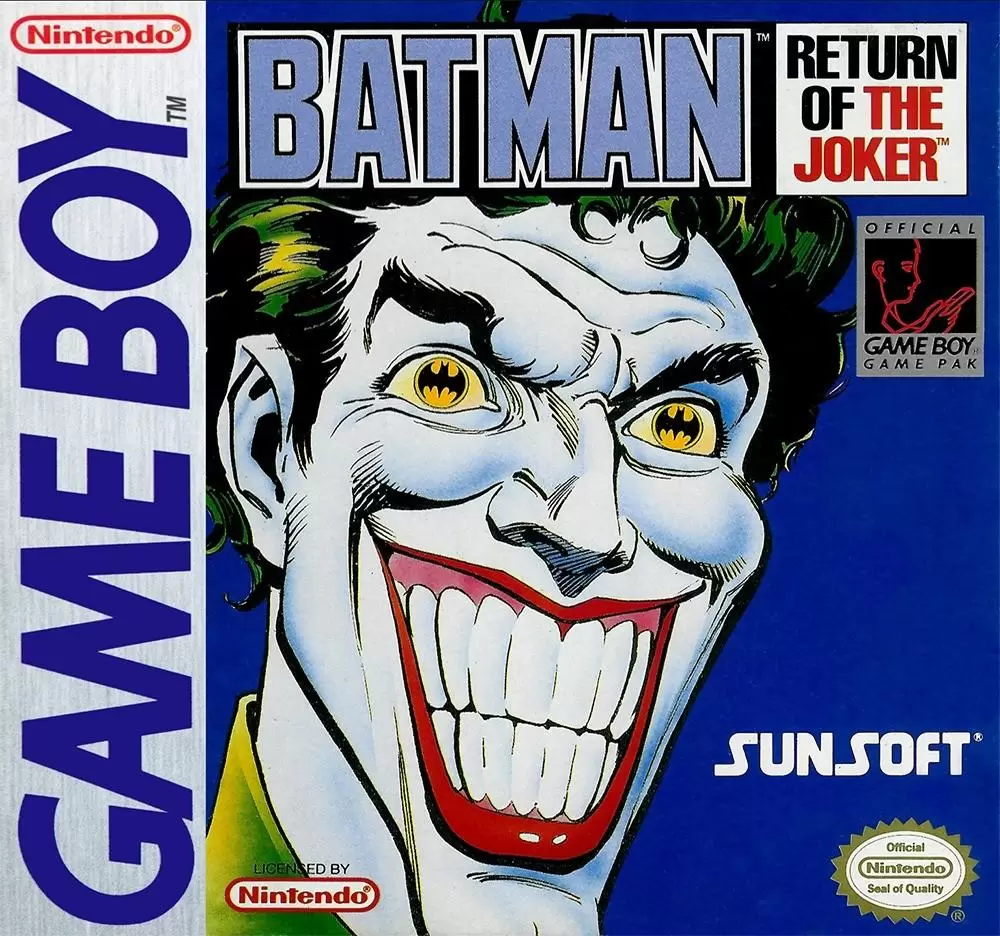 Game Boy Games - Batman: Return of the Joker