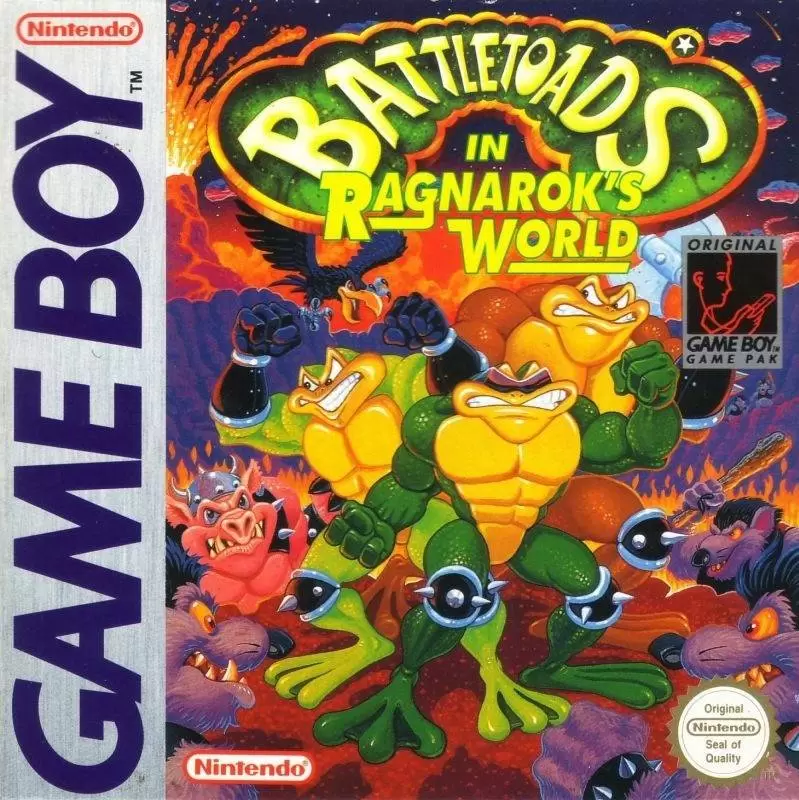 Jeux Game Boy - Battletoads in Ragnarok\'s World