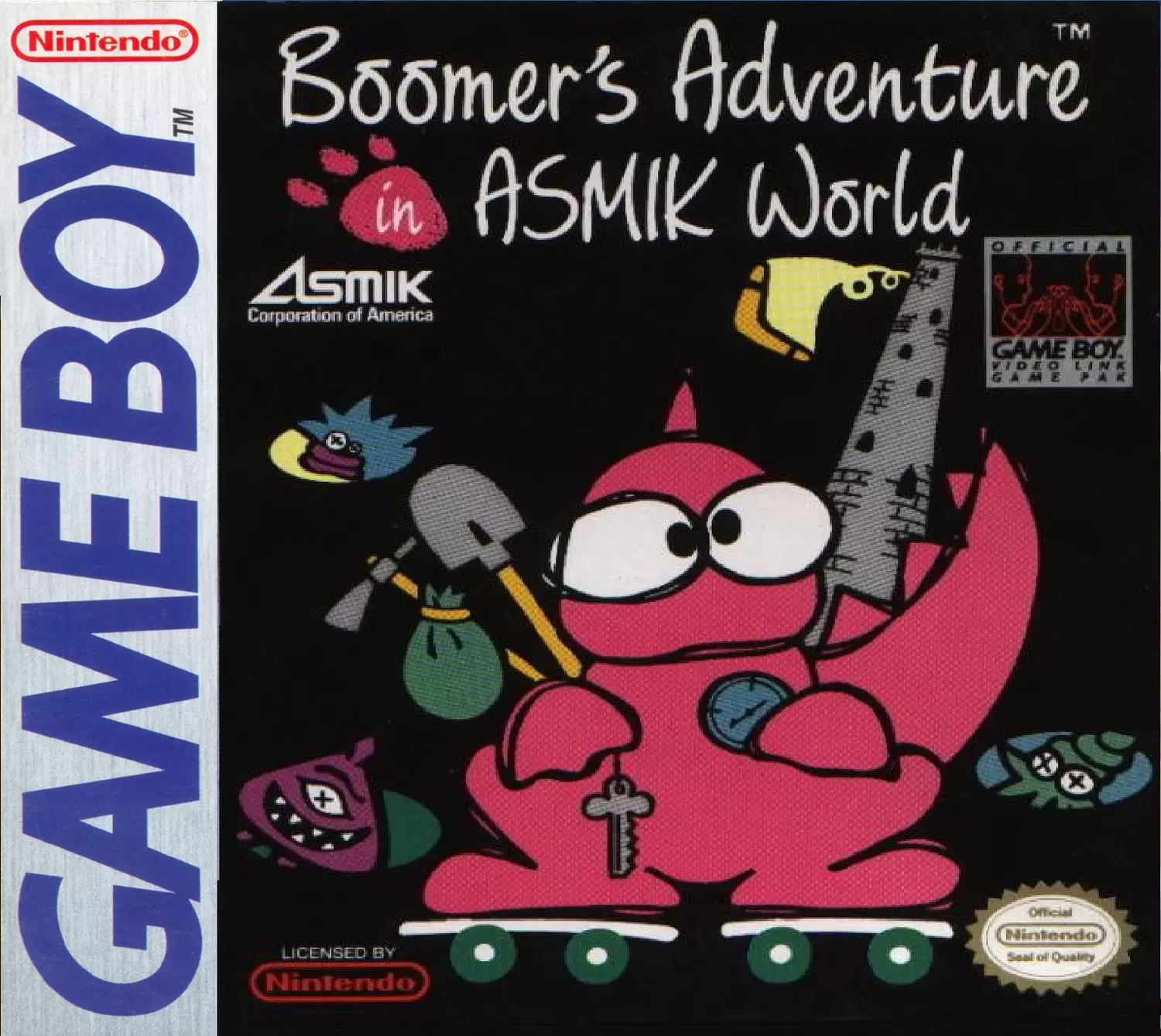 Jeux Game Boy - Boomer\'s Adventure in ASMIK World