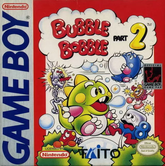 Jeux Game Boy - Bubble Bobble Part 2: Rainbow Islands