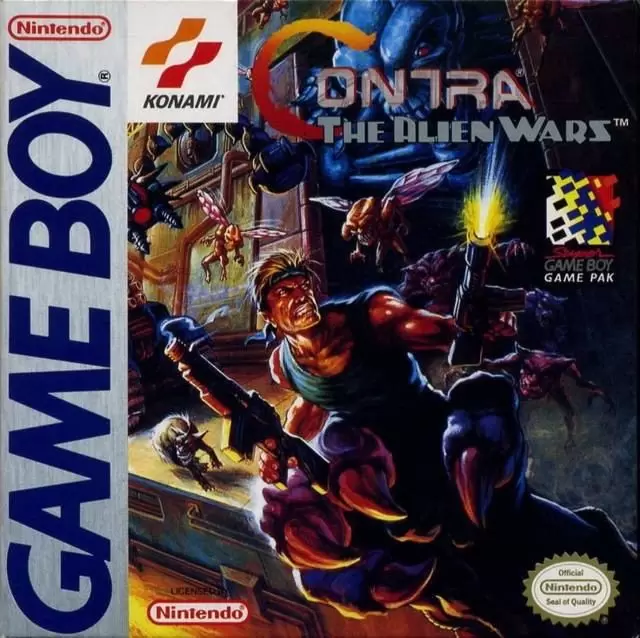Game Boy Games - Contra: The Alien Wars