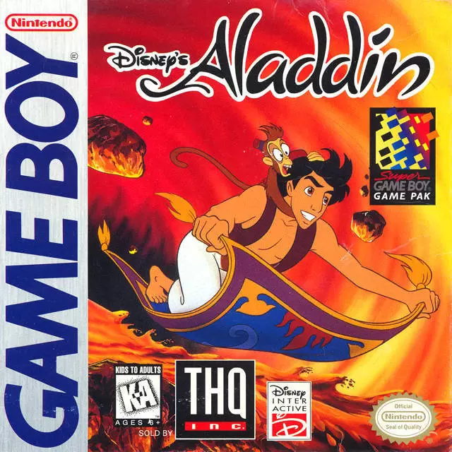Game Boy Games - Disney\'s Aladdin