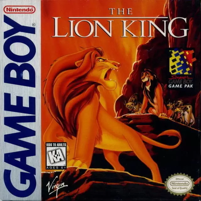 Game Boy Games - Disney\'s The Lion King